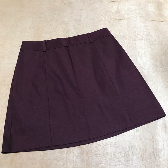 Express Mini Skirt Dark Burgundy - Picture 2 of 9